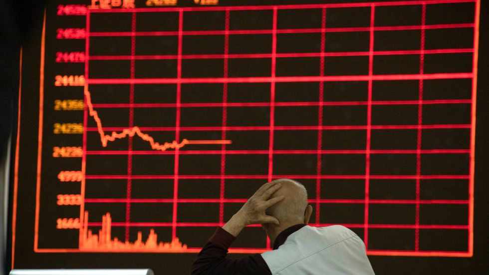 Börserna i Asien inledde handelsdagen svagt nedåt. Arkivbild.