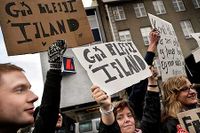 Island kämpar i motvind