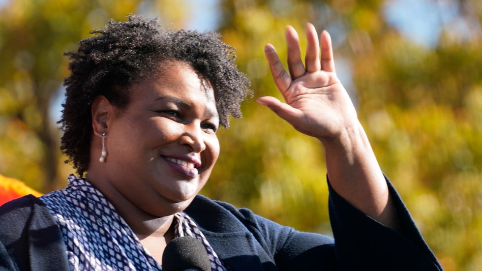 Stacey Abrams vill bli guvernör. Vinner hon valet 2022 kan hon bli den första svarta kvinnliga guvernören i landet. Arkivbild.