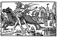 Illustration ur Olaus Magnus ”Historia om de nordiska folken”.