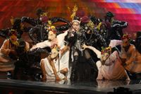 Ett inslag i Madonna uppträdande under Eurovision Song Contest föll inte den Israels kultur- och idrottsminister Miri Regev i smaken.