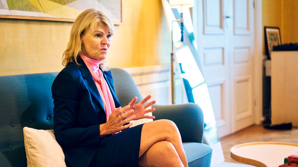”Sverige kommer vara en stark röst för en öppen och fri handel, inte minst vad det gäller vaccin”, säger utrikeshandelsminister Anna Hallberg (S). 