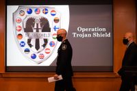 Operation Trojan Shield presenterades på många håll i världen under tisdagen, bland annat vid en presskonferens i San Diego, USA.