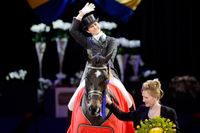 Tinne Vilhelmson-Silfven och Don Auriello glänste i Stockholm International Horse Show även på söndagen.