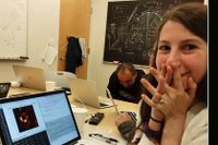 Katie Bouman, 29, är en del av teamet som tagit fram algoritmen som för första gången kunde visa den historiska bilden på ett svart hål. 