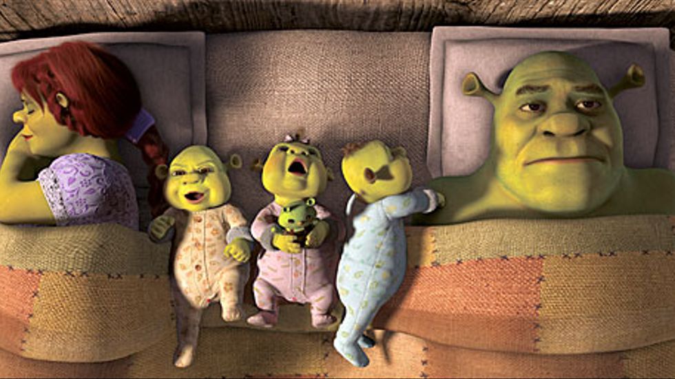 I nya filmen ”Shrek – nu och för alltid” har Shrek tröttnat på familjelivet, får en ålderskris och försöker finna sitt ungdomsjag.