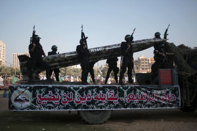 Hamas och deras "primitiva raketer".