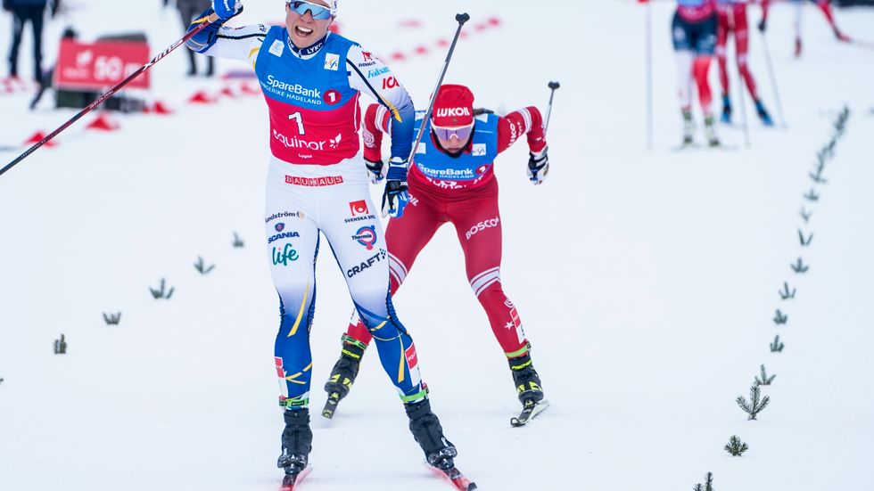 Moa Hansson tog guld i sprint på U23-VM.