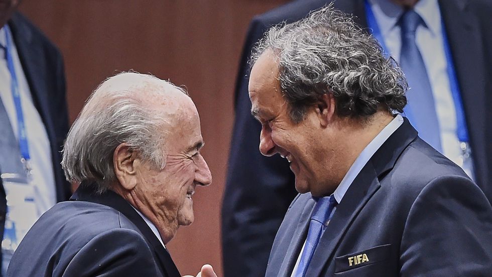 Blatter och Platini