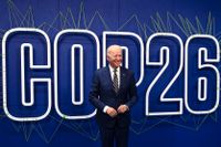 USA:s president Joe Biden på klimatmötet COP26.