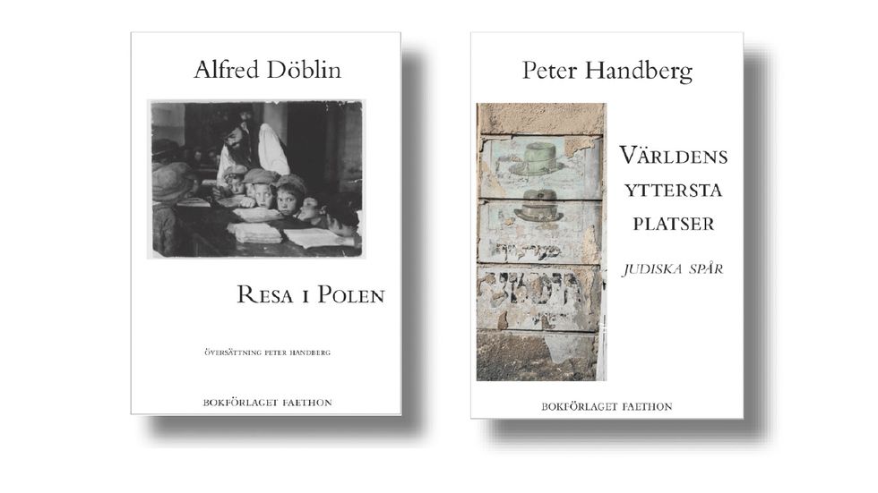 Alfred Döblins bok ”Resa i Polen” och Peter Handbergs ”Världens yttersta platser”.  