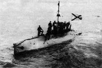 Ubåt av klassen SOM liknande den som hittades i Stockholms skärgård.