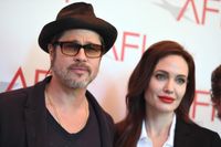 Brad Pitt och frun Angelina Jolie.