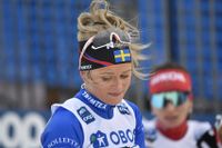 Frida Karlsson blev nia i helgens distanslopp i Falun.