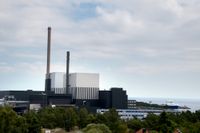 Kärnkraftverken O2:an och O1:an på Simpevarpshalvön utanför Oskarshamn.