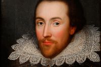 Det så kallade Cobbe-porträttet (beskuret), som antas föreställa William Shakespeare cirka 1610, återupptäcktes så sent som 2006.
