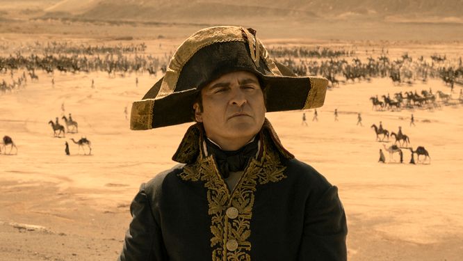 Joaquin Phoenix som Napoleon i Ridley Scotts film.