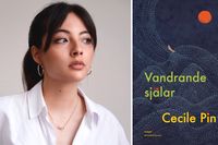 Cecile Pin  växte upp i Paris och New York. Hon har   studerat filosofi och jobbat på bokförlag i London. ”Vandrande själar” är hennes debutroman. 