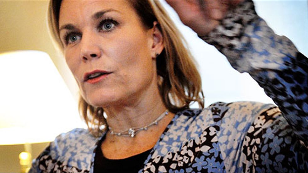 Biståndsminister Gunilla Carlsson.