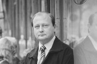 Stig Engström – senare kallad Skandiamannen i Palmeutredningen – fotograferades 1981 i samband med en intervju om kvinnligt och manligt i SvD. 