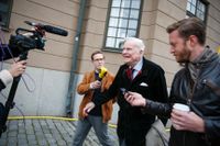 Kjell Espmark var på plats vid Svenska Akademiens extrainsatta möte, bara 90 minuter innan veckans ordinarie sammankomst.