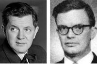 Alf Åberg (1916–2011) och Sten Carlsson (1917–1989). Tillsammans skrev de över 700 streckare i SvD.