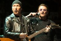 The Edge och Bono i U2. 