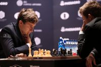 Sergej Karjakin och Magnus Carlsen.