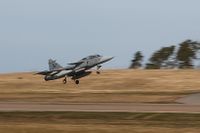 Ett Gripenplan har nyligen genomfört de första flygtesterna med Saabs nya stridsflygradar.