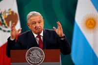 President Andrés Manuel López Obrador vill ha hjälp från USA för att få fart på vaccinationsprogrammet i Mexiko. Arkivbild