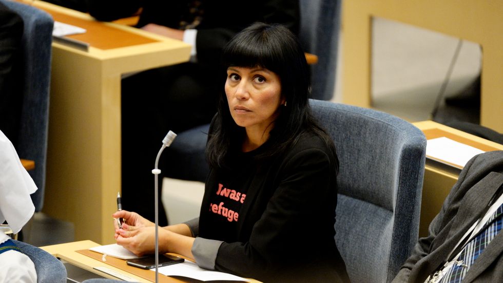 Rossana Dinamarca, riksdagsledamot för Vänsterpartiet. Arkivbild.