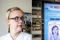 Hanna Åsberg, allmänläkare i Liljeholmen, är kritisk till Kry:s offensiva reklam. 