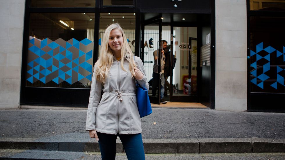 Heidi Lindvall har ett startup-företag med en partner.
