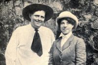 Jack London och Charmian Kittredge, fotograferade 1916.