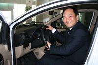 Geely Automobile ingår liksom Volvo Cars i Li Shufus fordonimperium Zhejiang Geely Holding Group. Arkivbild.