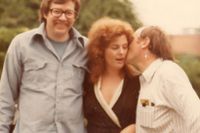 Carl och Ellendea Proffer tillsammans med Joseph Brodsky i Ann Arbor, 1972.