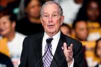 Mike Bloomberg kampanjade i Texas under vinjetten ”Mike for Black America”.