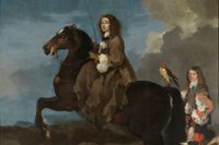 Drottning Kristina till häst, Sébastien Bourdon, 1653.