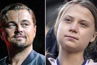 Leonardo DiCaprio och Greta Thunberg.