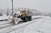 Enligt SMHI finns risk för stora snömängder och hårda vindar i delar av Norrland i veckan. För södra Sverige ser det betydligt lugnare ut. Arkivbild.