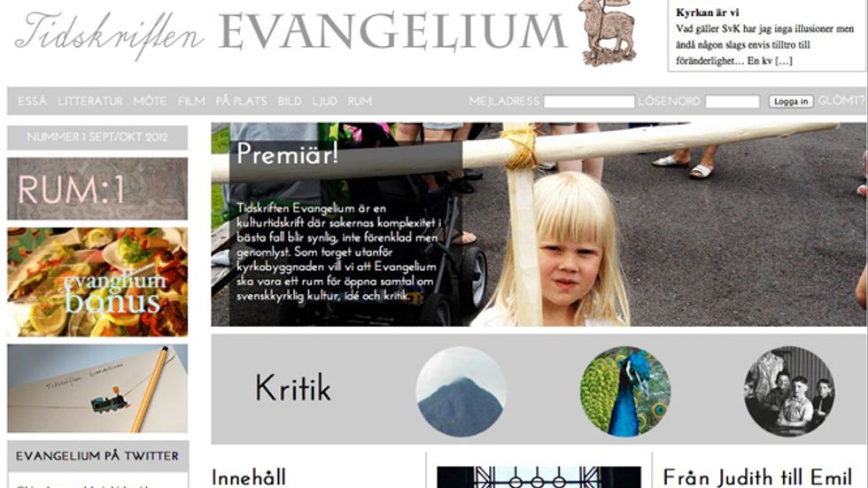 Nya tidskriften Evangelium kommer ut fyra gånger per år – på nätet.