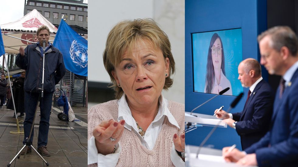 2000: Justitieminister Thomas Bodström på manifestationen Våld mot kvinnor. 2007: Justitieminister Beatrice Ask (M) med en ny handlingsplan för att bekämpa mäns våld mot kvinnor, hedersrelaterat våld och förtryck samt våld i samkönade relationer. 2021: Delar av regeringen håller digital pressträff om mäns våld mot kvinnor. 