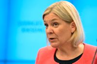 Det kan ta tid, säger statsminister Magdalena Andersson (S) om Natoprocessen under torsdagens pressträff.