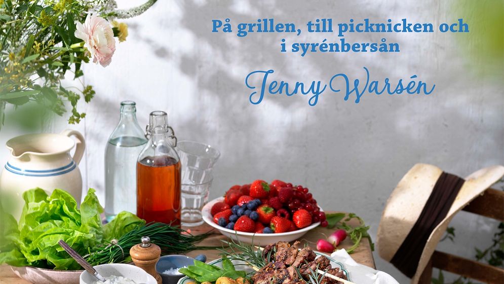 Recepten är hämtade ur ”Jennys sommar” av Jenny Warsén, foto Ulrika Pousette. Bonnier fakta.