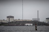 Ringhals kärnkraftverk, vid Kattegatt norr om Varberg. Från vänster ses reaktor 3, reaktor 4, reaktor 1 (fyrkantig) och reaktor 2. Reaktorerna 1 och 2 är permanent stängda. Arkivbild.
