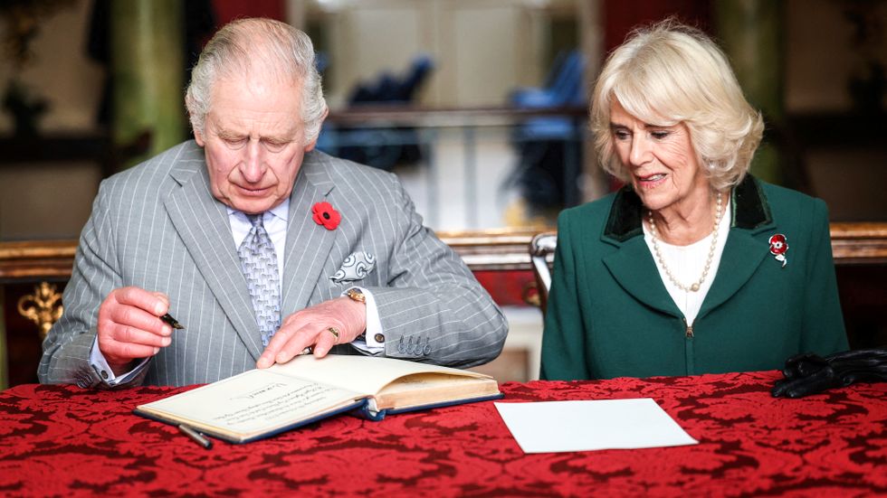 Kung Charles och hustrun Camilla.