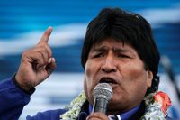 Bolivias president Evo Morales.