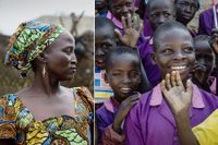 Efter fem dagar på flykt undan Boko Haram hörde Teri och hans lillasyster ljudet av lekande barn. De följde ljudet – och kom till byn Kossehone, som nu är deras hem.