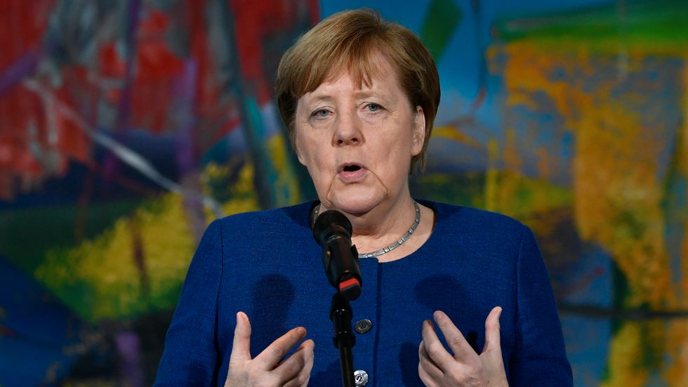 Förbundskansler Angela Merkel. 