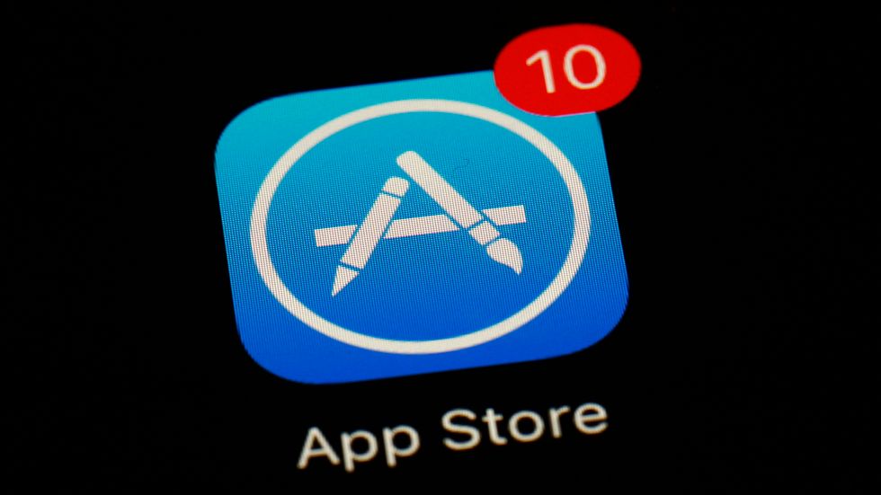 Apple appbutik App store.